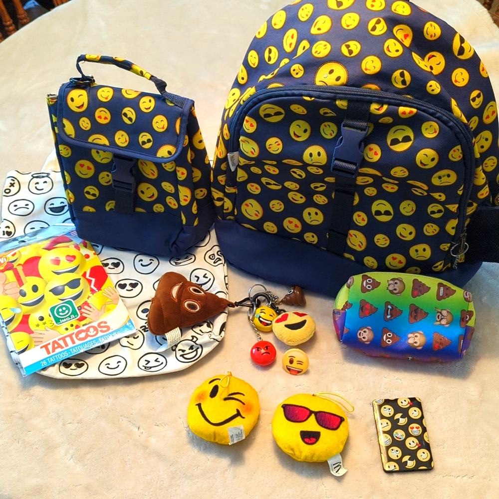 Smiley Face Backpack Bundle